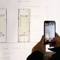 Fontana Arte Lasospesa led table lamp