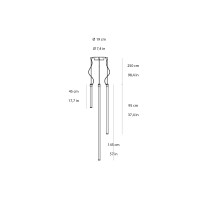 Fontana Arte Oort SP3 led suspension lamp