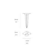Linea Light spike for Pistillo led bollard
