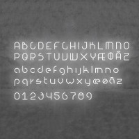 Artemide Alphabet of Light lowercase letters