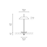 Vibia Mayfair Mini lampada da tavolo incasso