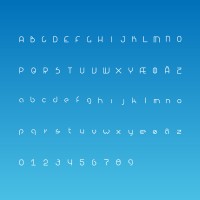 Artemide Alphabet of Light uppercase letters