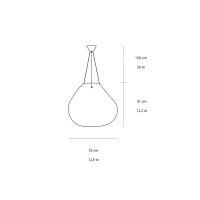 Fontana Arte Bolla lampada da sospensione