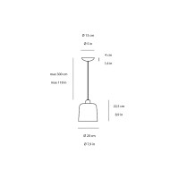 Luceplan Zile suspension lamp