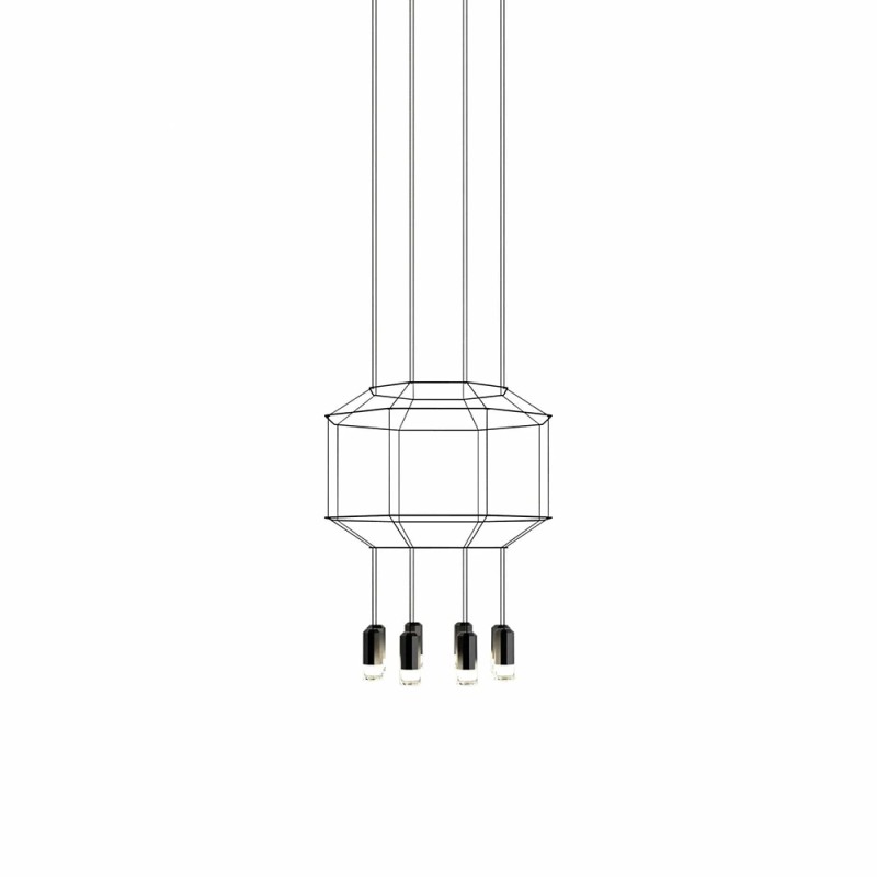 Vibia Wireflow octagonal suspension lamp Vibia Wireflow octagonal suspension lamp
