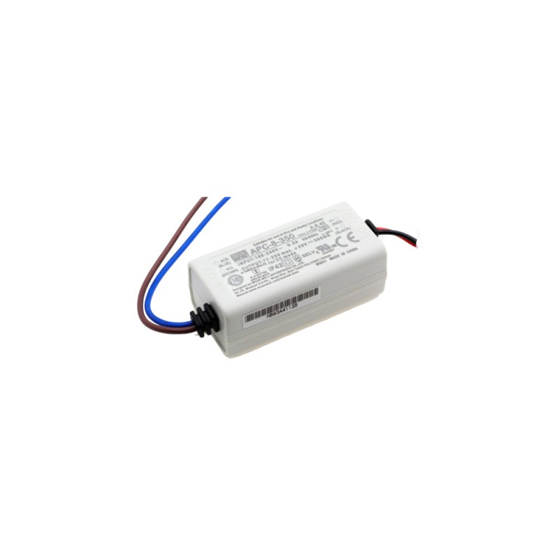 Meanwell LED Mini Power Supply 8.05W 350mA IP42 Constant Current
