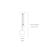 copy of Artemide spare cable with switch Tolomeo Micro
