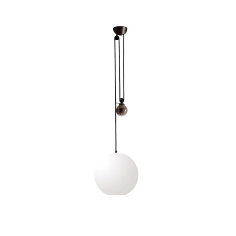 Artemide Aggregato Saliscendi suspension lamp large sphere