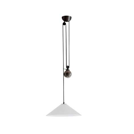Artemide Aggregato Saliscendi sospensione cono large bianco