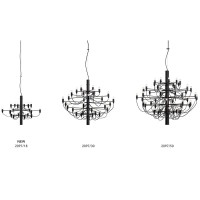 Flos 2097 / 18 Light Bulbs Iron Suspension Pendant Chandelier