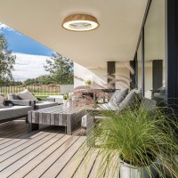 Mantra Polinesia Natural mini ventilatore da soffitto led