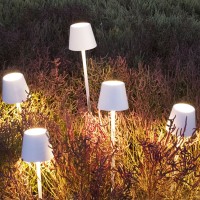 Zafferano Poldina L Desk lampada a batteria led
