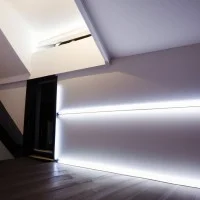 Marino Cristal White Surface Profile with Springs 2 Meters For LED Strips Marino Cristal White Surface Profile with Springs 2 Meters For LED Strips