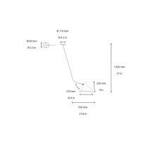 DCW Mantis BS4 L ceiling lamp
