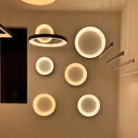 Vivida Inner R Circular LED Wall or Ceiling Lamp for Indoors