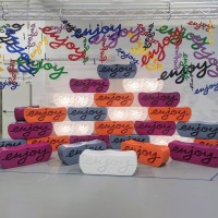 Slide Design Enjoy decorative bench