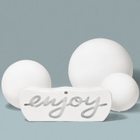 Slide Design Enjoy decorative bench