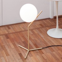Flos IC T1 High Table Lamp Brushed Brass