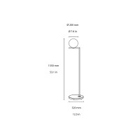 Flos IC F1/F2 Outdoor lampada da terra