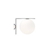 Flos IC C/W2 Applique Wall or Ceiling Lamp Chrome
