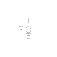Brokis Ivy Single S led suspension lamp