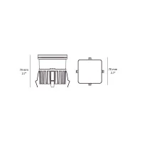 Flos C-Me Opal Square 70 incasso led IP67 Flos C-Me Opal Square 70 incasso led IP67