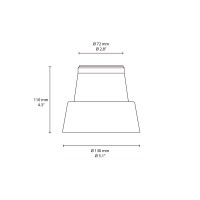 Flos cassaforma per C-ME ROUND 70 incasso