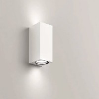 Isyluce lampada GU10 da parete in gesso rettangolare