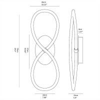 Vivida Light Line wall light led 75cm