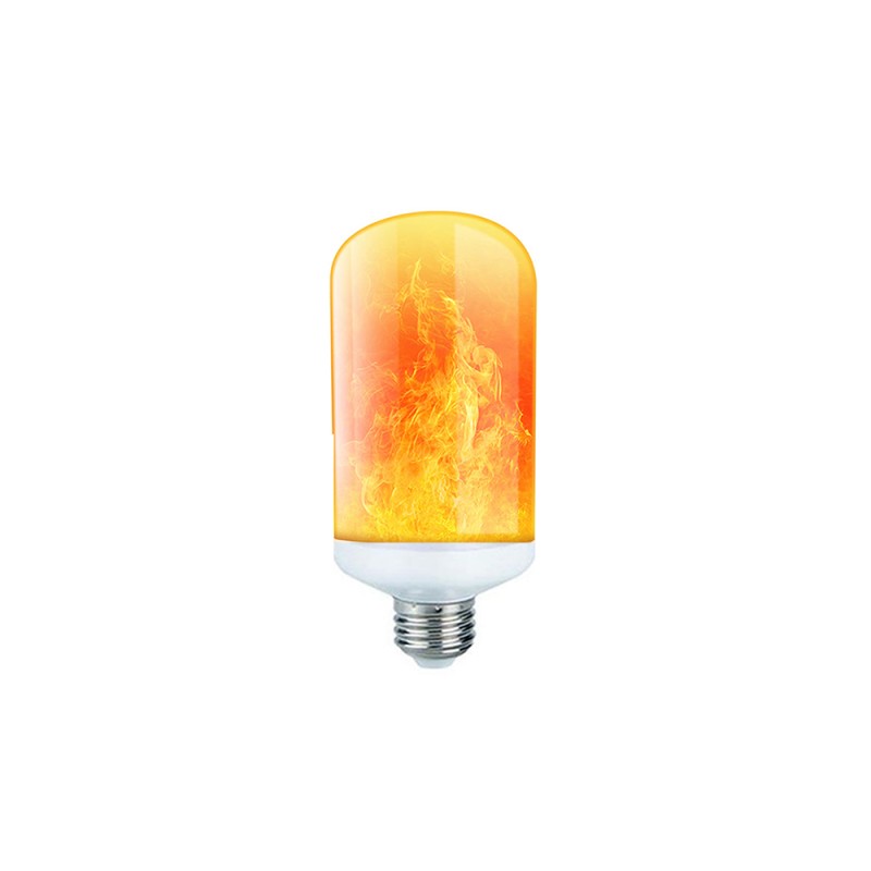 Lampadina LED 5W E27 Effetto Fiamma movimento Fuoco Flame Bulb 85/285V