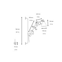 DCW Lampe Gras 210 wall lamp
