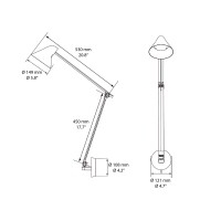 Louis Poulsen NJP Wall Box Braccio Lungo