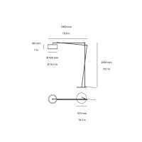 Prandina Effimera F50 floor lamp