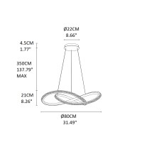 Pan Infinity 80 lampada a sospensione led