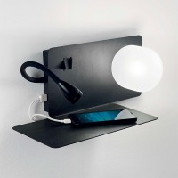 Ideal Lux Book adjustable wall light