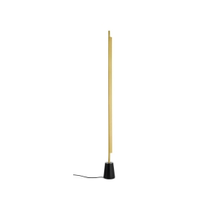 Luceplan Compendium led brass floor lamp