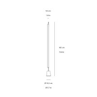Luceplan Compendium led brass floor lamp