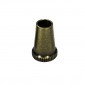 Cable clamp Clip M10x1 Single Bronze color for rose in metal