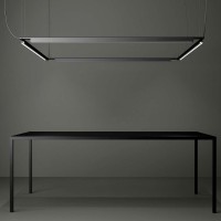 Luceplan Compendium led black suspension lamp