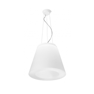 Linea Light Vulcanino Suspension polyethylene lamp for Outdoor