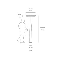 Prandina Equilibre F33 led floor lamp