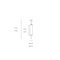 Martinelli Luce Pistillo XS lampada a sospensione