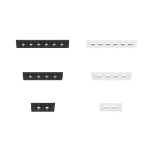 Beneito Faure Mini Oxo square recessed ceiling spotlight