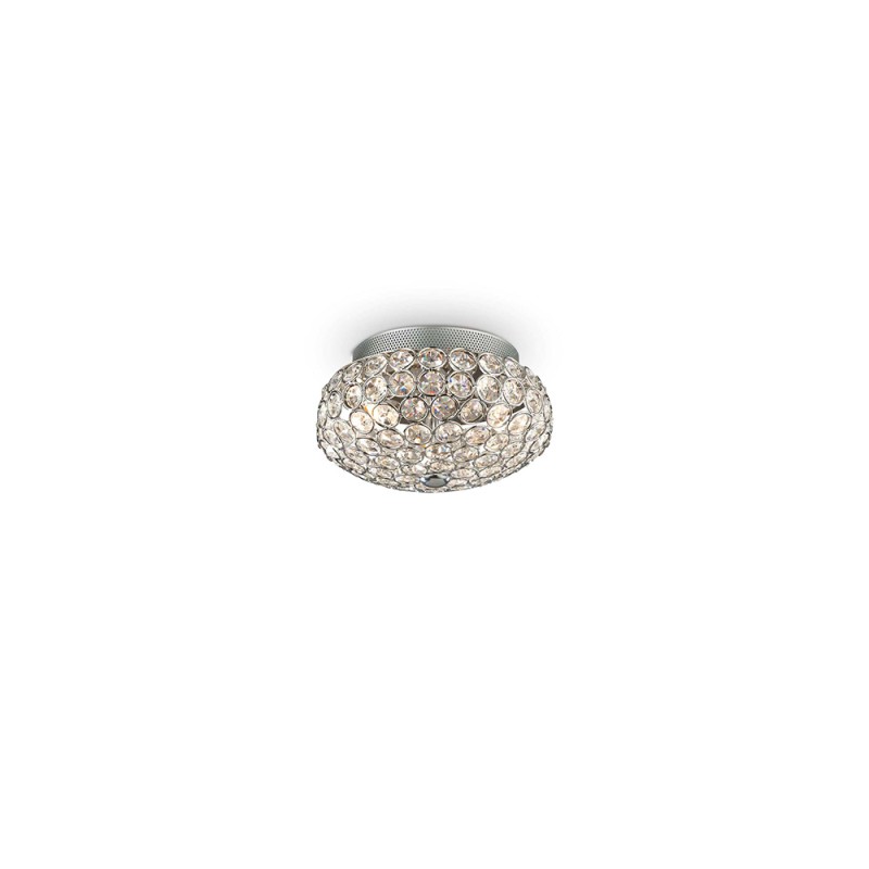 Ideal Lux King ceiling lamp with crystals