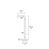 Flos Wallstick Pipe 2 paletto orientabile