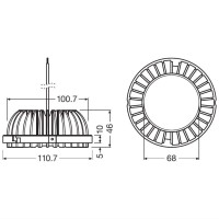 Osram PrevaLED COIN 111 G1 25.3W 220-240V 840 4000K 1800lm 40°