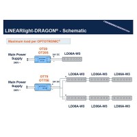 Osram LINEARlight DRAGON 12W 24V 5400K cool white Aluminum LED