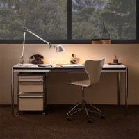 Artemide Tolomeo E27 lampada da tavolo alluminio