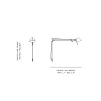 Artemide Tolomeo Micro lamp body only
