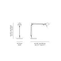 Artemide Tolomeo Micro Led lampada da tavolo